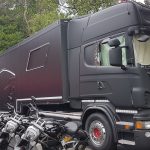 semirimorchio tenda racing evento ducati transpecial service