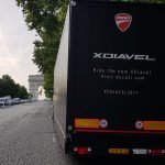 semirimorchio tenda racing evento ducati transpecial service