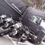 semirimorchio tenda racing evento ducati transpecial service