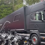 semirimorchio tenda racing evento ducati transpecial service