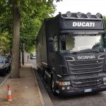 semirimorchio tenda racing evento ducati transpecial service