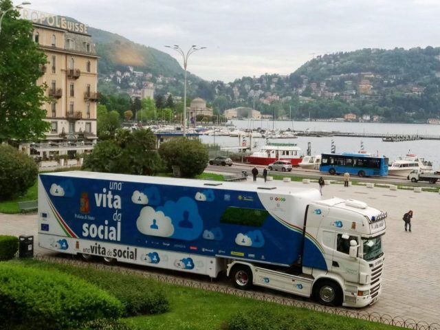 pluritruck evento una vita da social 2017-2018 transpecial service