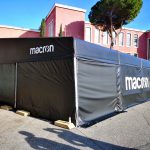 tenda racing evento macron 2019 transpecial service